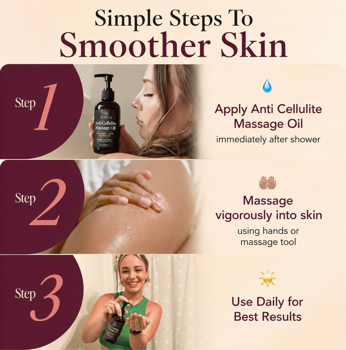 Serica™ Massage Oil
